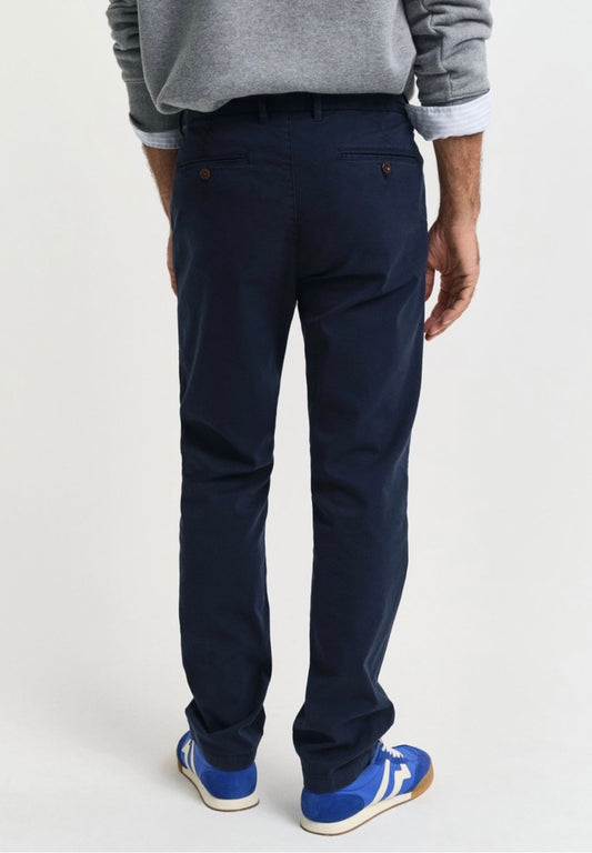 Slim Fit Dobby Structured Chinos