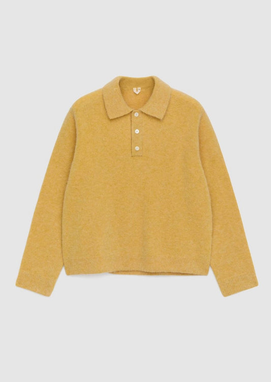 Alpaca Wool Blend Polo Shirt